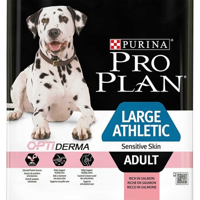 Pro Plan Adult Large Athletic Sensitive Skin - сухой корм для собак крупных пород атлетического телосложения (лосось)