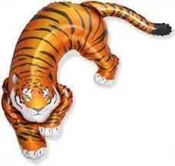 Шар (40""/102 см) Фигура, Дикий тигр, 1 шт. Д040
