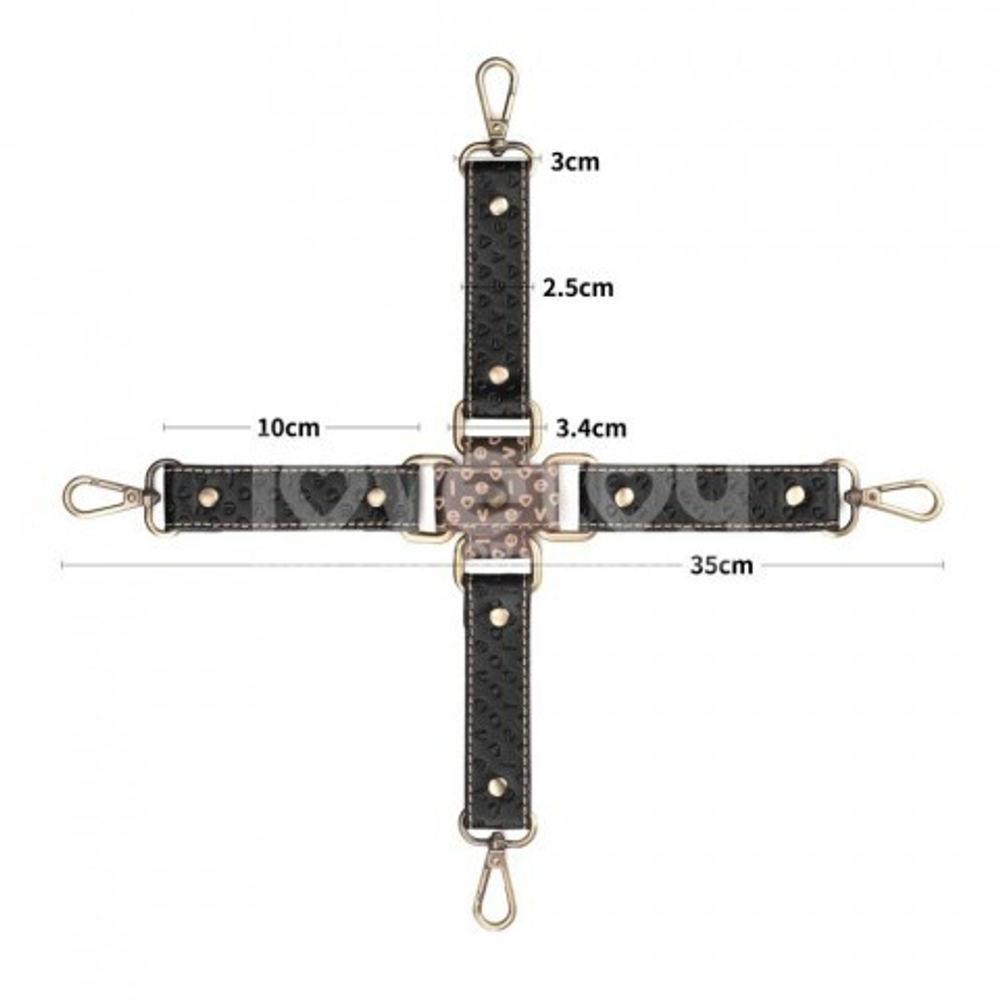 Набор фиксаторов Rebellion Reign (наручники, оковы для ног)