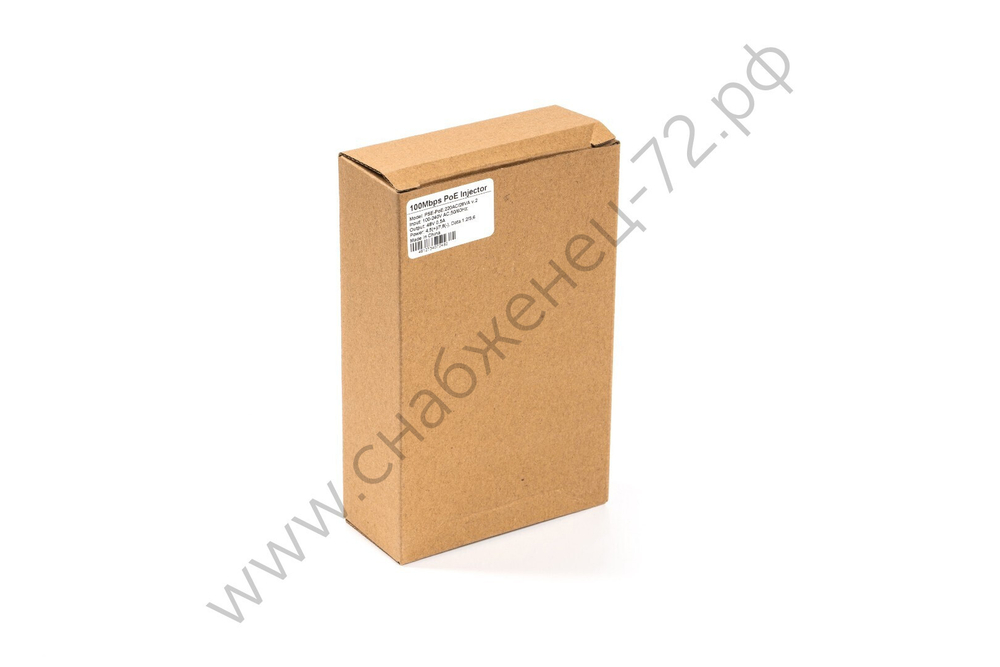 Инжектор PSE-PoE.220AC/28VA v.2 52 В 0,5 А стандарты IEEE 802.3, IEEE 802.3u