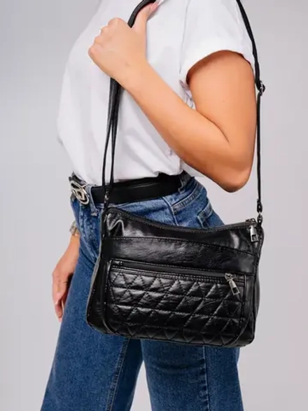 Сумка через плечо, кросс-боди, стеганая