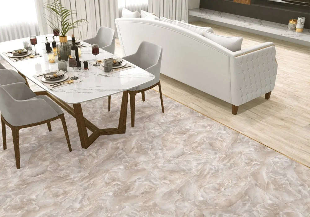 Настенная плитка Alma Ceramica TWU93SNH04R Sunshine 30x90 кремовый глянцевый под оникс