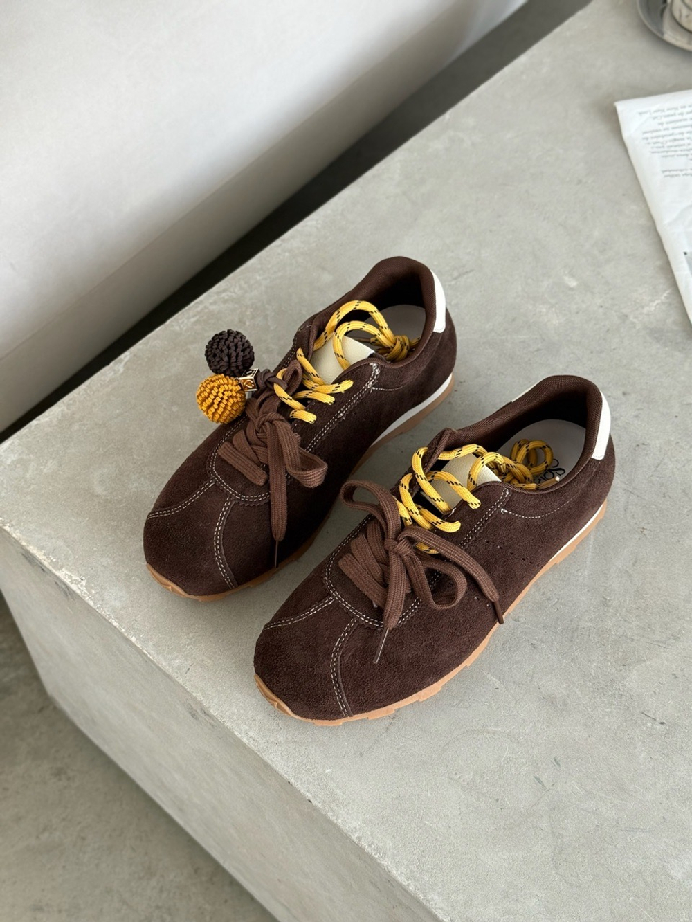 Кеды из натуральной замши