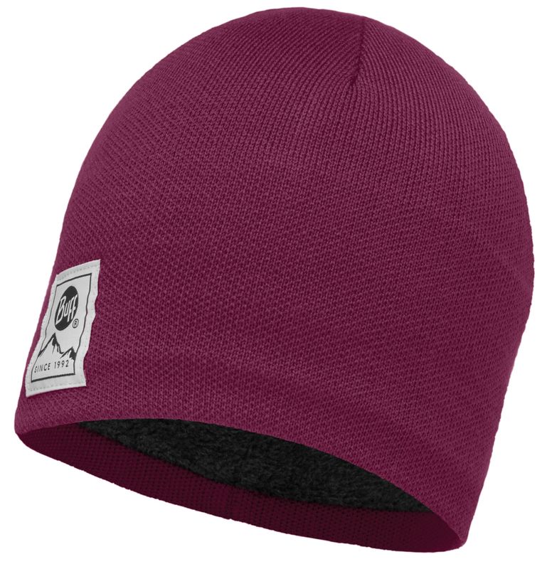 Вязаная шапка с флисом Buff Solid Amaranth Purple Фото 1