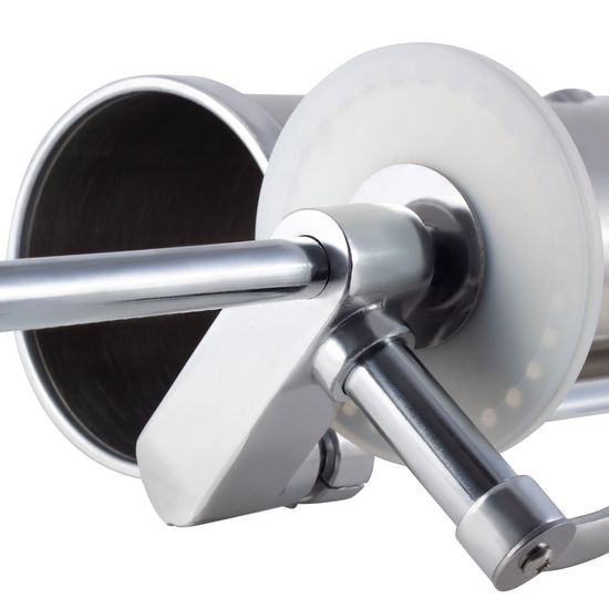 Шприц для колбас 3 кг. Kamille KM-6509 из нержавеющей стали с силиконовыми насадками