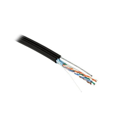FUTP4-C5E-S24-2SW-OUT-PE-BK-500 F/UTP кат.5е, 4 пары, 0,51 PE кабель витая пара Hyperline