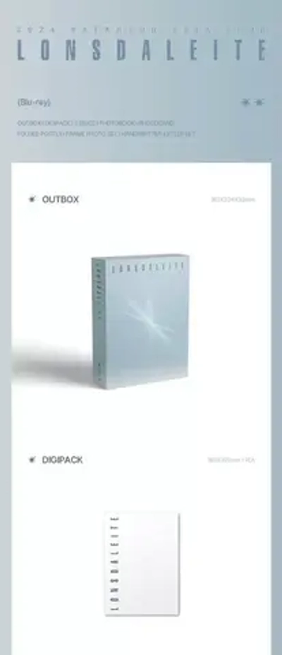 BAEKHYUN EXO - 2024 Asia Tour Lonsdaleite in Seoul Blu-ray
