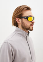 Спортивные очки LiP Cloud9 / Matt Black - Red Stripe / PC / Zeiss ML Orange Mirror Lens