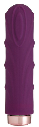 Фиолетовая вибропуля Love Sexy Silky Touch Vibrator - 9,4 см. (Цвет: фиолетовый)