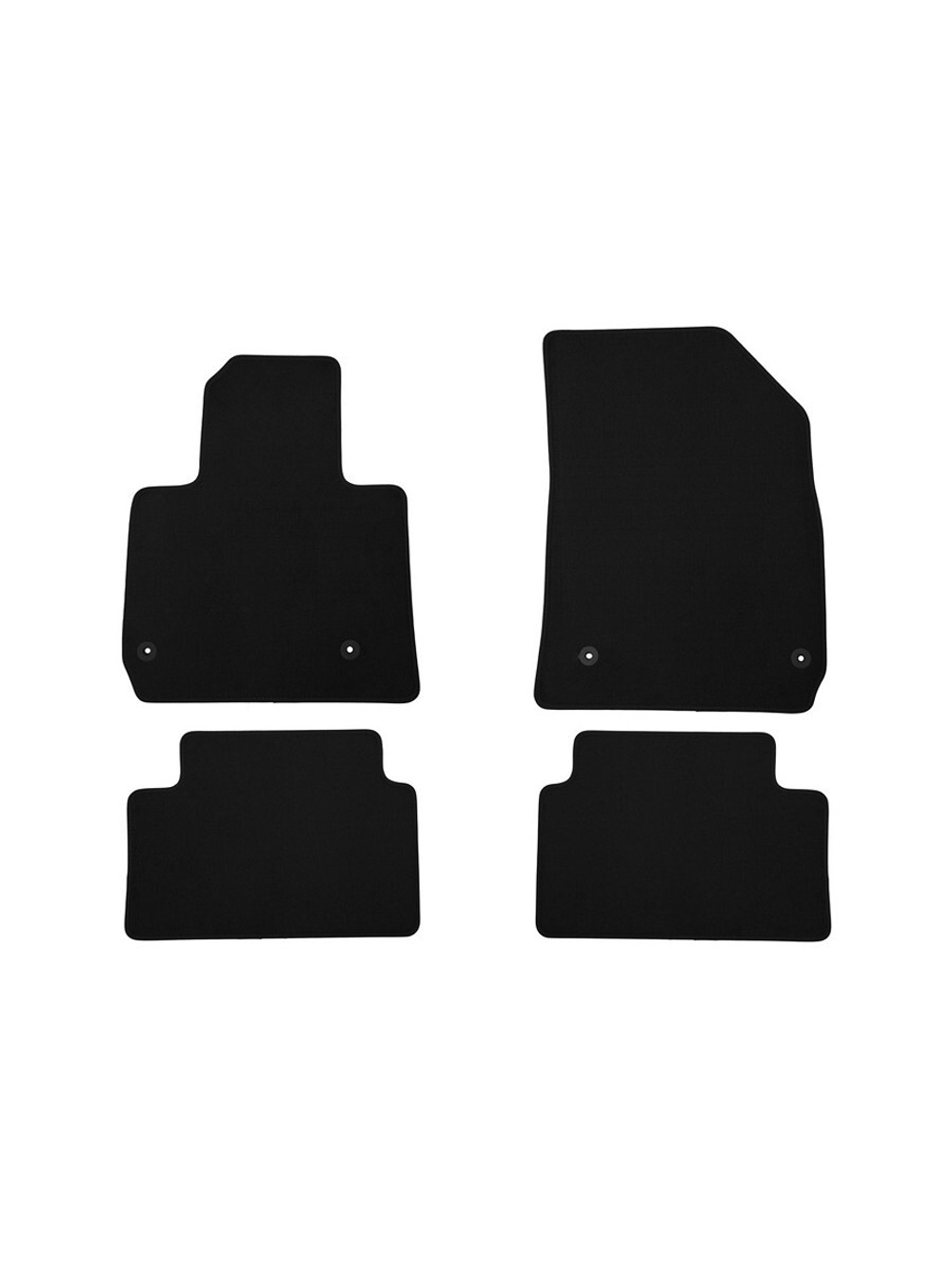 Коврики в салон для CITROEN C5 2008-2017, седан, универсал, 4 шт. (текстиль) KLEVER01102401200K