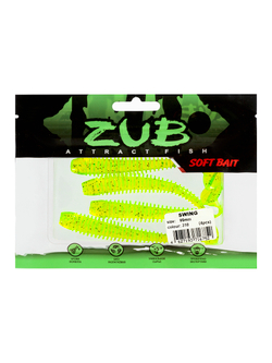 Приманка ZUB-SWING  99мм(4")-4шт, (цвет 310) желтый с блестками
