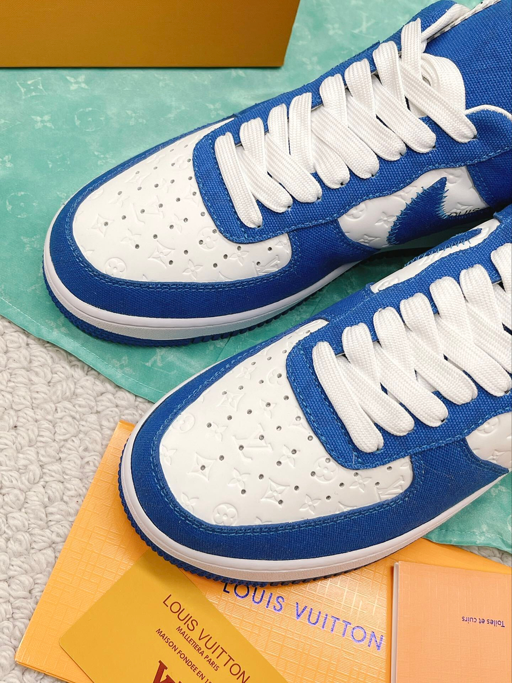Louis Vuitton and Nike Air Force