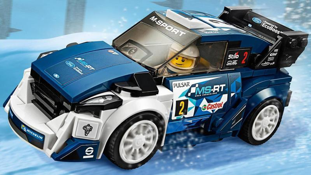 LEGO Speed Champions: Форд Фиеста M-Sport WRC 75885 — Ford Fiesta M-Sport WRC — Лего Спид чампионс Чемпионы скорости