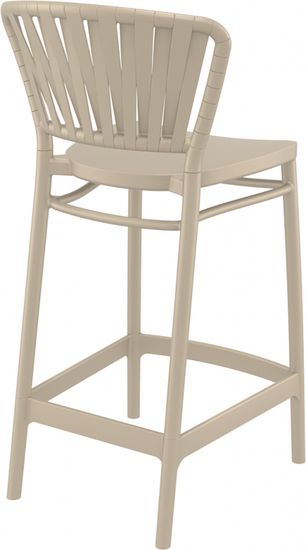 Стул пластиковый полубарный Portofino