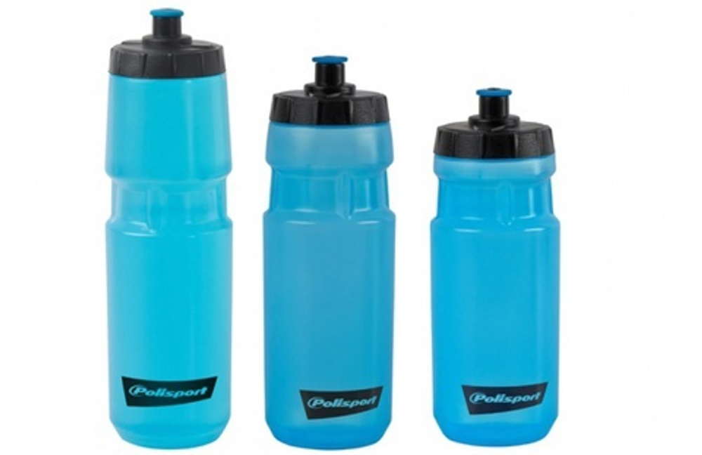Фляга Polisport 800 ml "COLOURS" CLEAR BLUE / BLACK