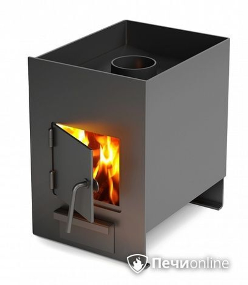 Дровяная банная печь TMF Двушечка антрацит