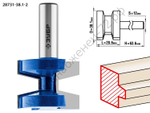 ЗУБР 38.1x28,6мм, хвостовик 12мм, фреза пазо-шиповая наборная