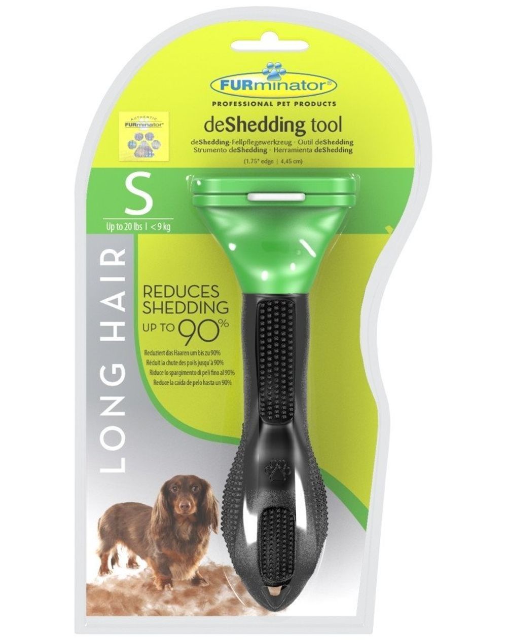 FURminator для собак мелких длинношерстных пород Long Hair Small Dog 4 см