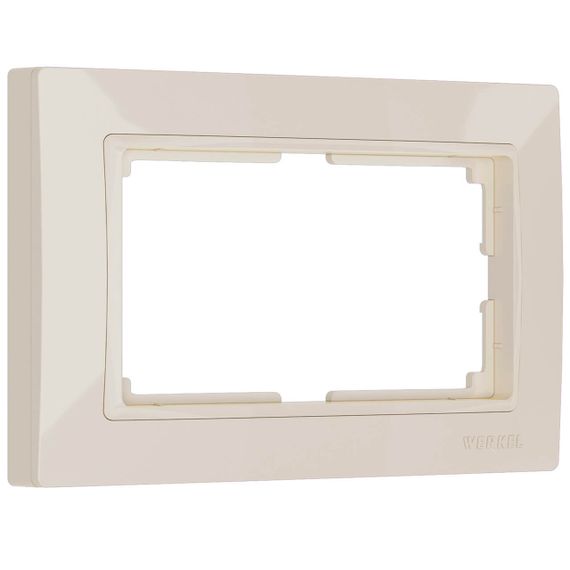 Рамка для двойной розетки Werkel Snabb basic слоновая кость W0082003 4690389161506
