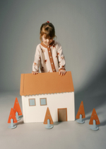 Кардиган вязаный (лошадки)