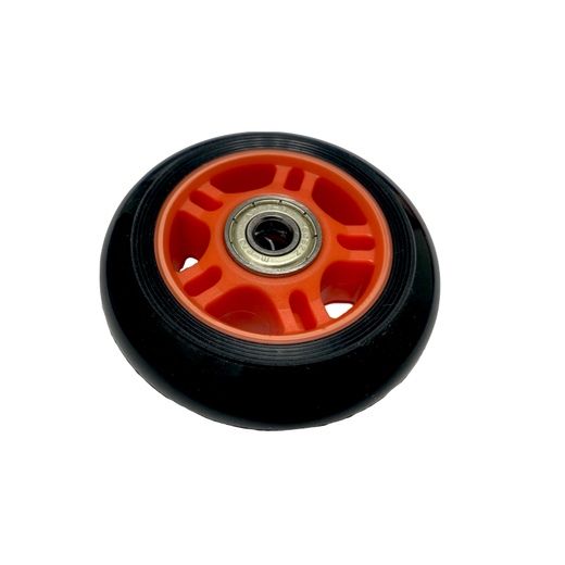 Заднее колесо черно-оранжевое 80 мм с подшипником для BMW Mini2Go черно-оранжевого