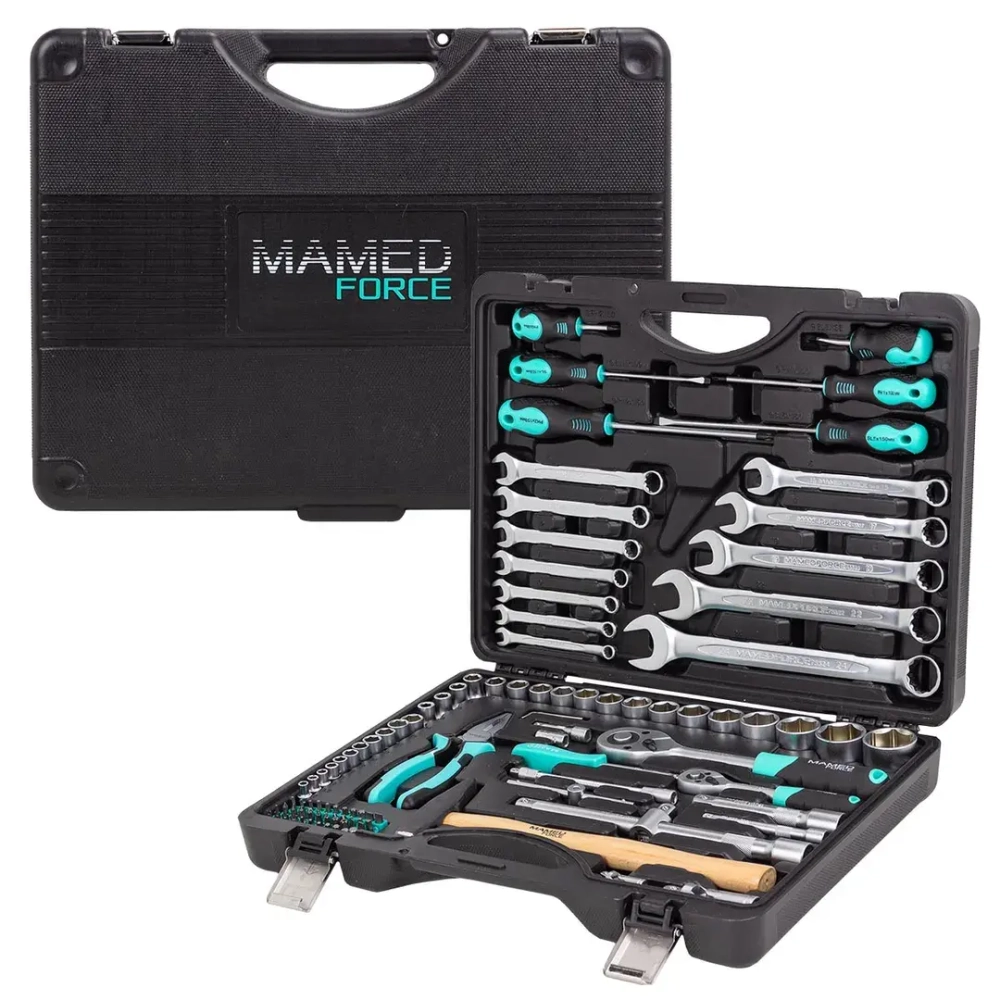 Набор инструментов 110пр.1/4''&amp;1/2''(6-гран)(5-32мм) MAMEDFORCE MF-41101-5