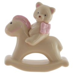GAEM Фигурка декоративная "Мишка на лошадке", L8 W3,5 H8,5 см, 2в.