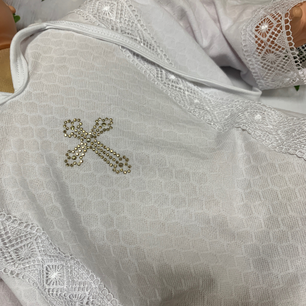 Крестильная рубашка для мальчика "Люкс" (ИП Людин А.В,)