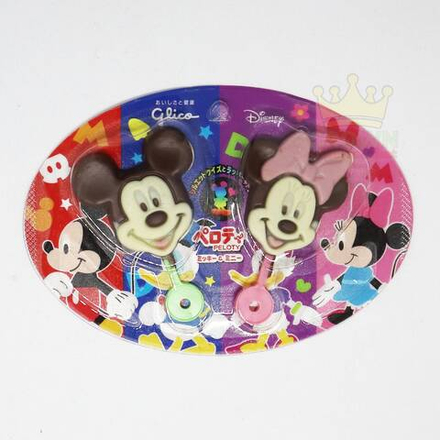 Шоколад на палочке Микки и Минни Glico, 19 гр.