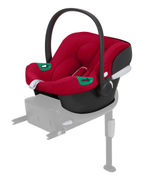 Коляска 3 в 1 Cybex Priam IV Matt Black complete и автокресло Aton B2 i-Size Dynamic Red Off White