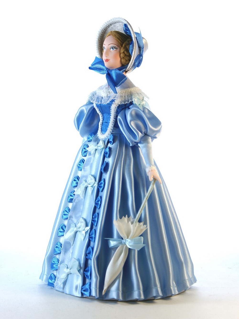 Кукла коллекционная Дама в светском костюме 19 века