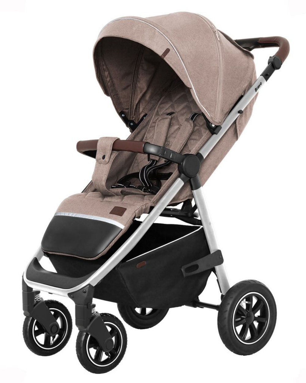 Коляска прогулочная Carrello Bravo Air CRL-5512, Linen Beige / Бежевый