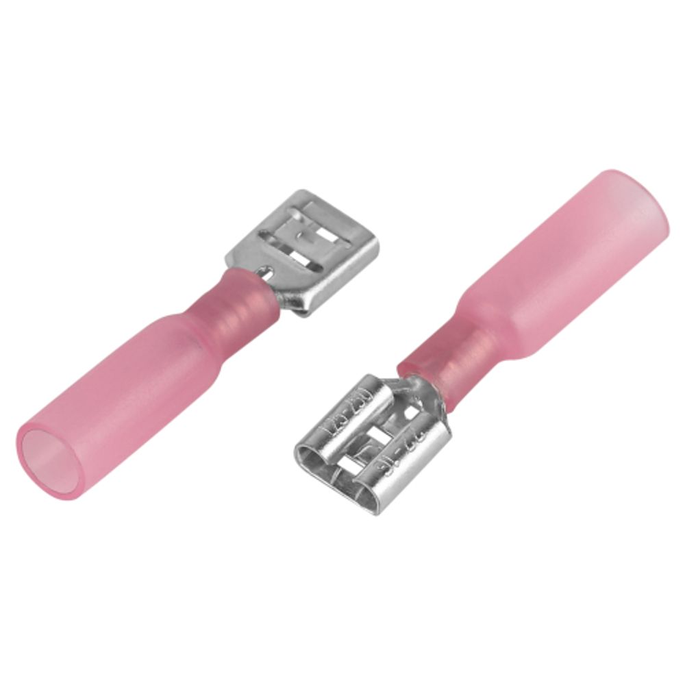 Разъем плоский ЭРА NO-225-43 термоусаживаемый РпИм-Т 1.25-250 изолированный «розетка» упаковка 10 шт | Наконечники слаботочные