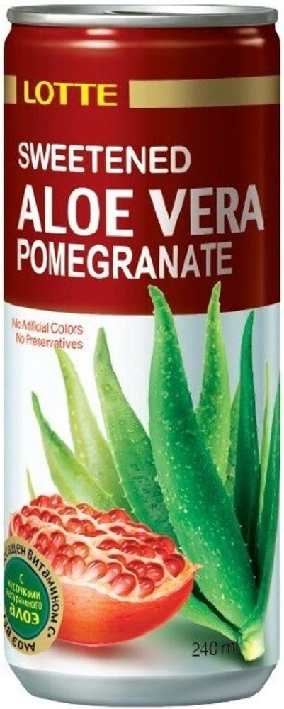 Напиток безалкогольный негазированный Алоэ Вера Гранат / Aloe Vera Pomegranate 0.24 - банка