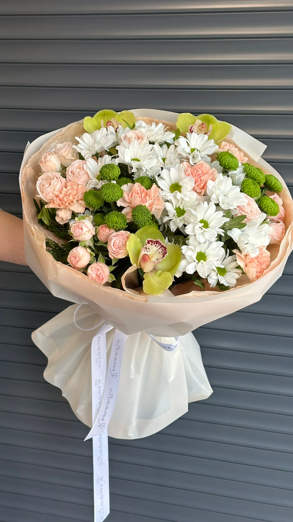 Микс с орхидеями