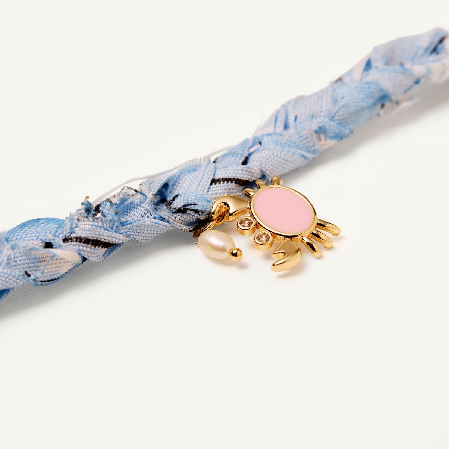 Браслет Braded Bandana Bracelet - Light Blue