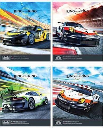 Тетрадь A5 40л. клет. "Авто. King of the ring" в ассорт. (Cпейс)