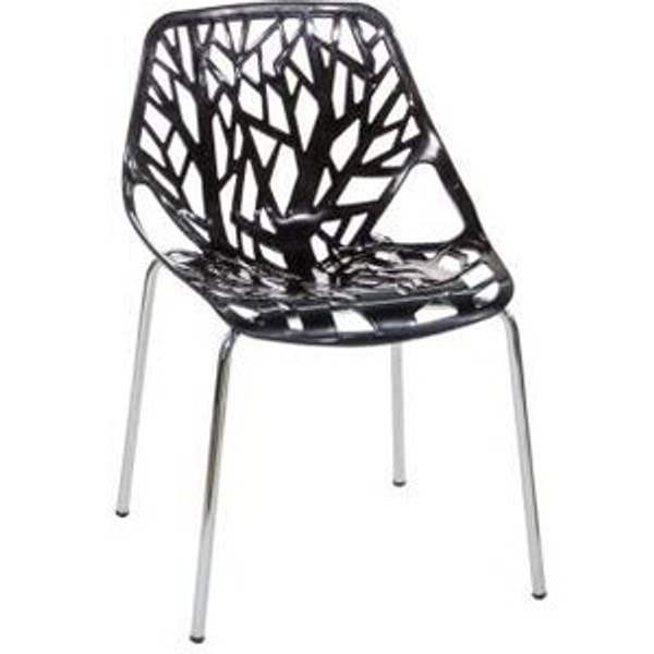 Стул  Calabria черный глянец