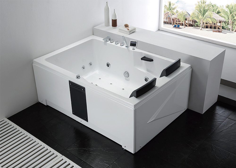 Акриловая ванна Gemy 181х121 G9061 K L с гидромассажем