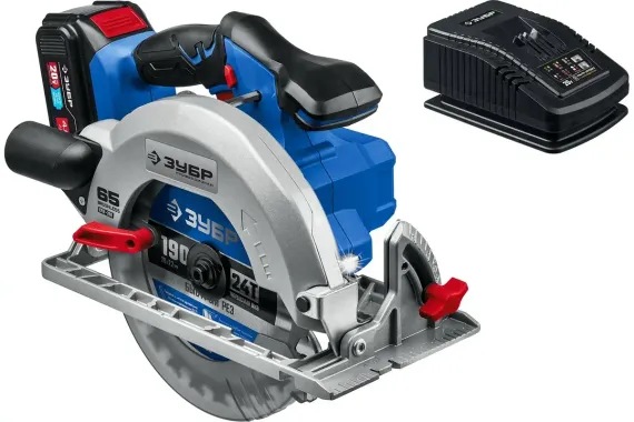 Аккумуляторная дисковая пила ЗУБР Профессионал СРВ-190-41 Т7