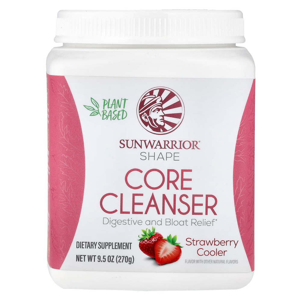 Sunwarrior, Shape, очищающее средство с клубникой, 270 г (9,5 унции)