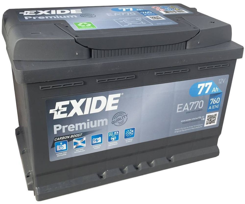 Exide Premium 6СТ- 85 ( EA852 ) аккумулятор ( низкий )