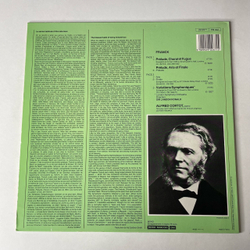 Винтажная виниловая пластинка LP Сезар Франк Franck, Alfred Cortot, Prelude, Choral Et Fugue / Prelude, Aria Et Finale / Variations Symphoniques (Франция 1985)