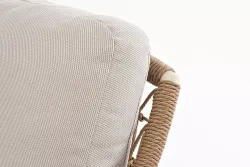 "Венеция" лаунж-зона из искусственного ротанга, цвет соломенный