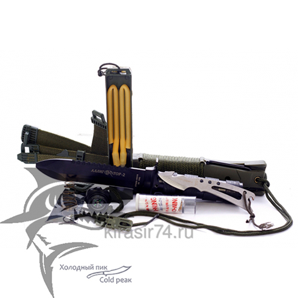 Нож выживания НК5697 Аллигатор