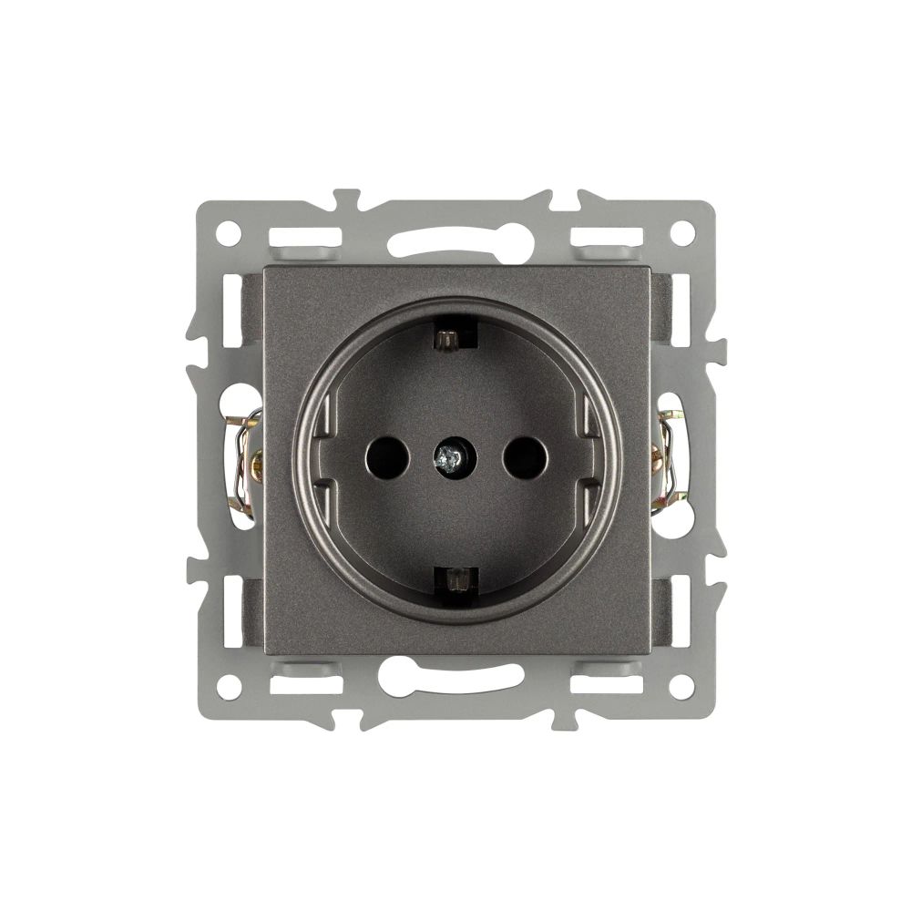 Механизм электрической розетки SCT-MEU1-PL-GR (250V, 16A) (Arlight, -) 043732