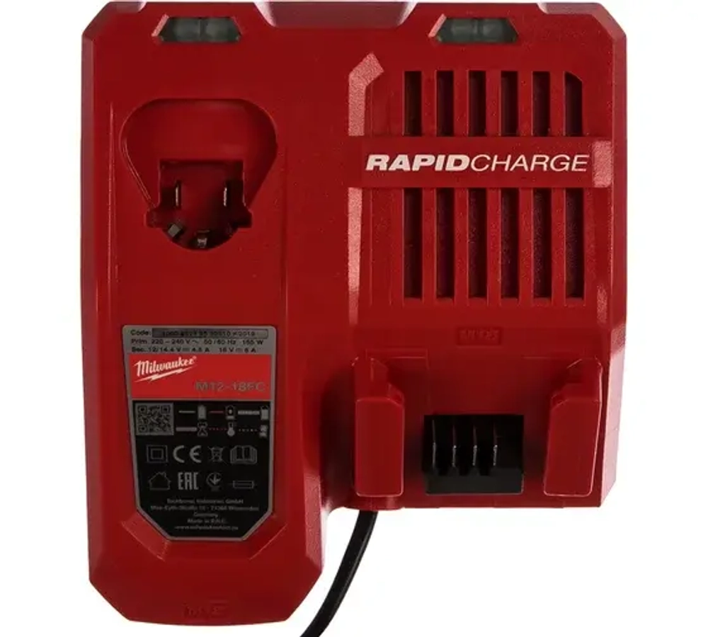 Быстрое зарядное устройство Milwaukee M12-18 FC