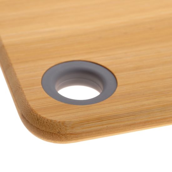 Доска разделочная из бамбука Kamille KM 10070 (28х20х1,3 см.)