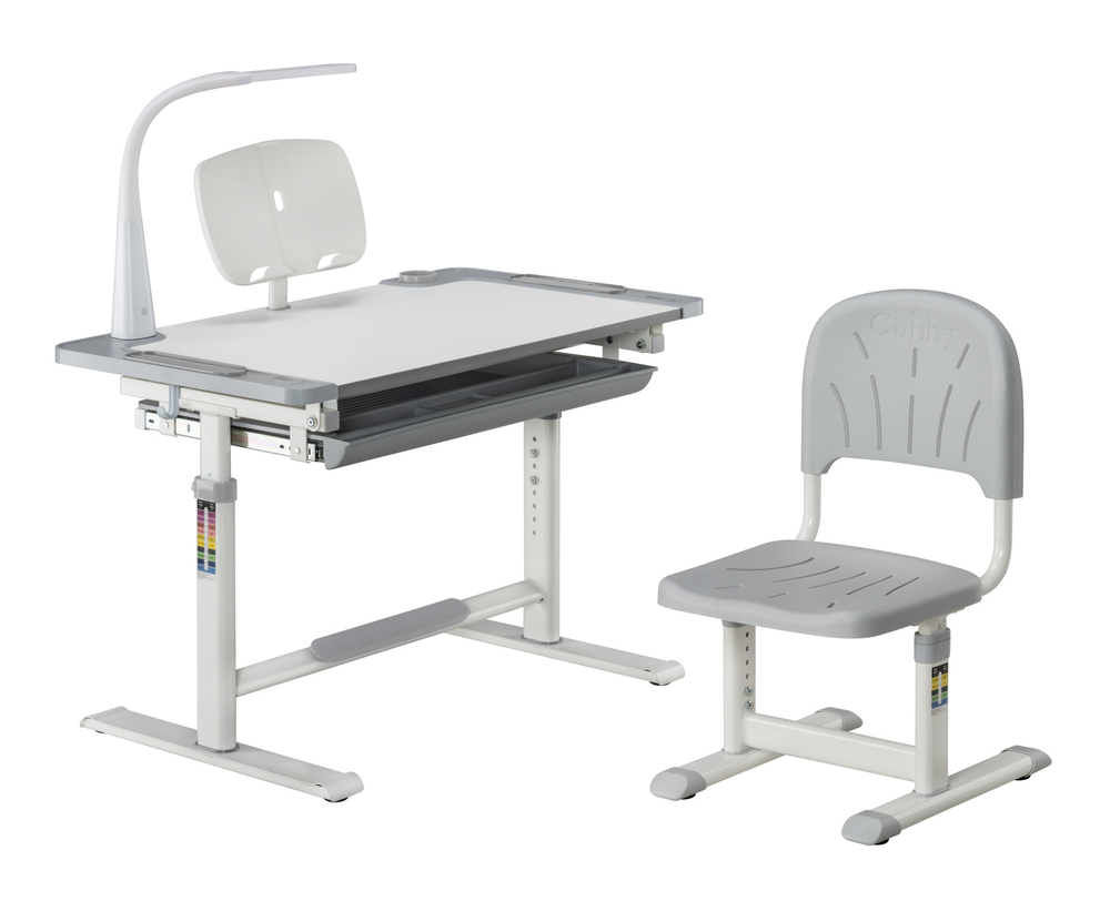 Комплект растущей детской мебели Cubby Lupin парта + стул + выдвижной ящик + подставка + лампа