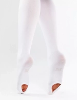 Чулки антиэмболические Интекс с резинкой на силиконовой основе 1 класс компрессии белый размер S